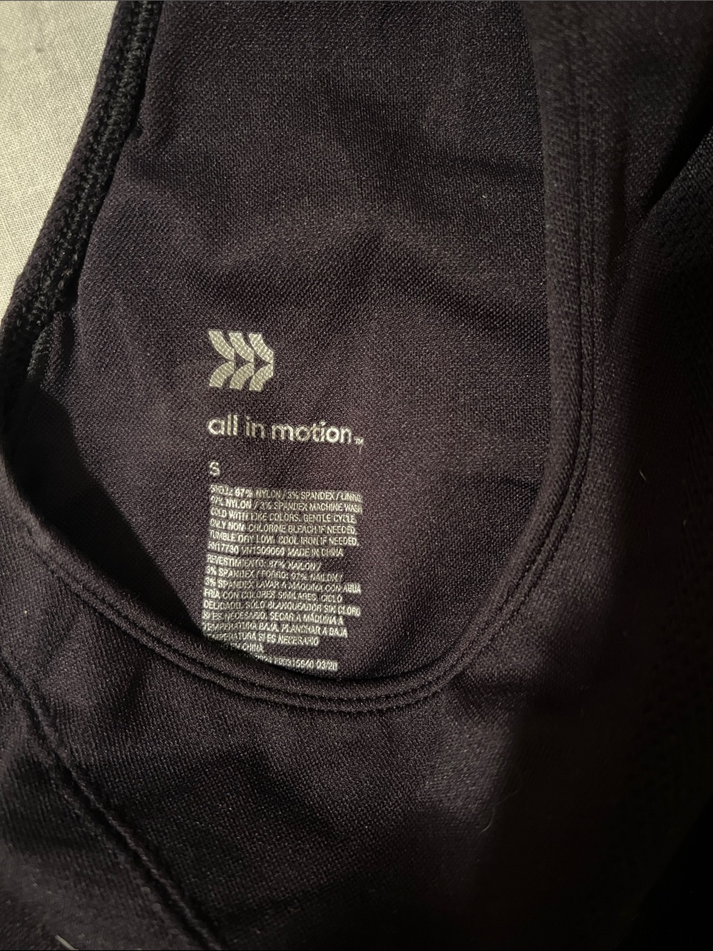 High-Neck Racerback Sports Bra - Picture 3 of 3